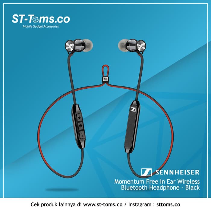 Sennheiser Momentum Free In Ear Wireless Bluetooth Headphone - Black