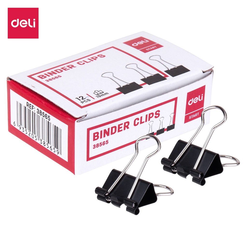 

Deli Binder Clips No. 107 - E38565