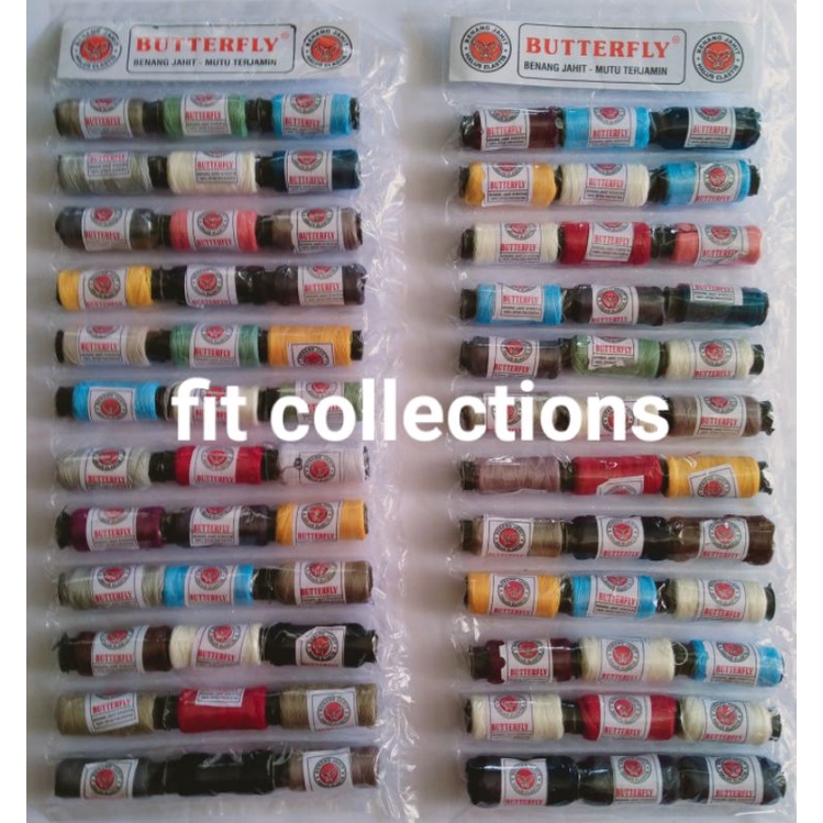 Benang Jahit Anti putus 1 Lembar Isi 36pcs