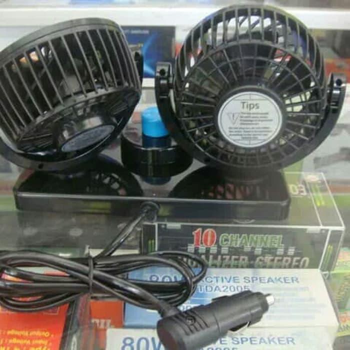 Double fan / kipas angin mobil 24volt