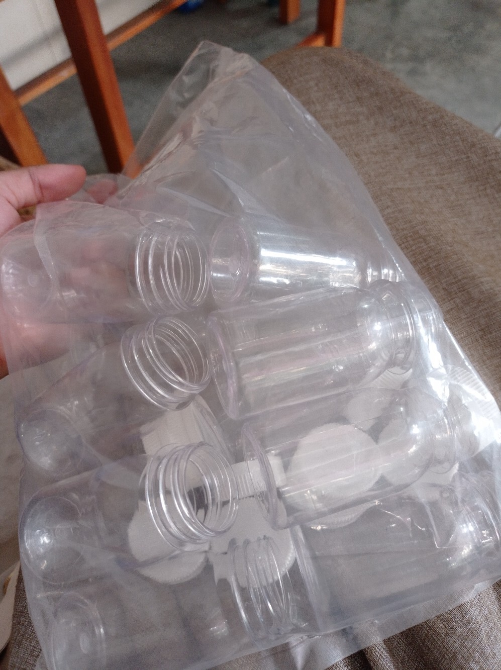 Botol Plastik 50ml / Botol 50cc / Plastik Murah / Free Tutup Botol