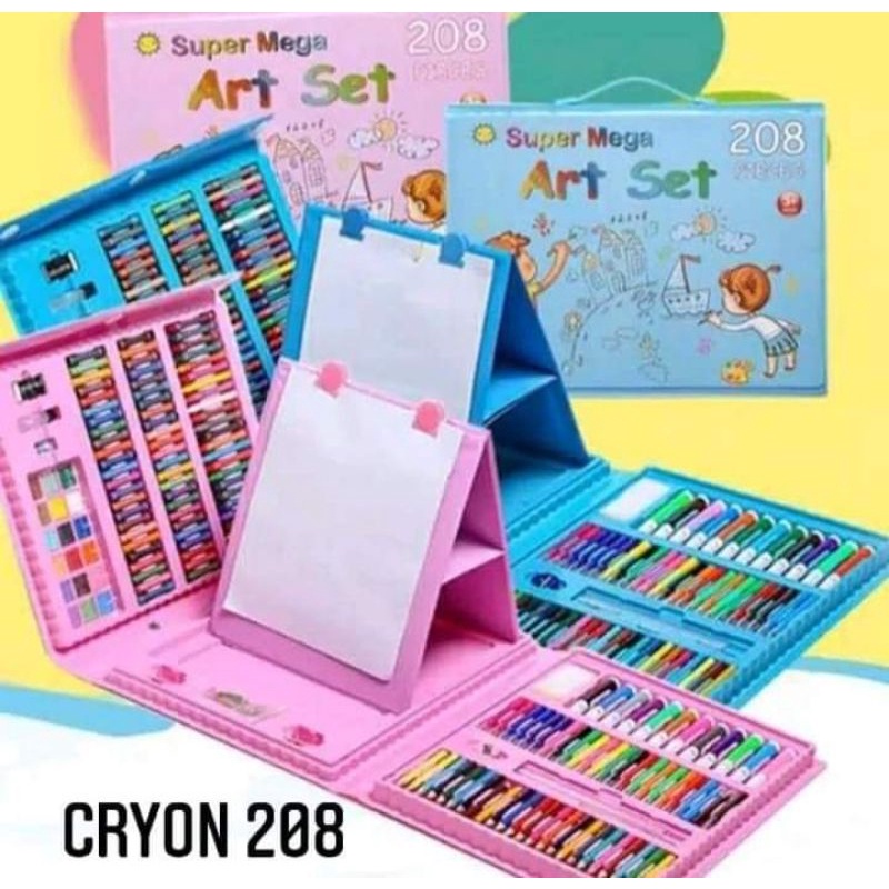 

Crayon Set 208 / krayon mewarnai alat lukis untuk anak oilpastel