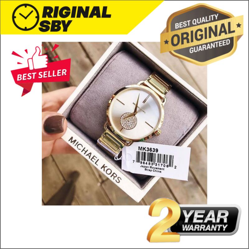 JAM TANGAN PRIA WANITA | RANTAI | KULIT | KARET | MURAH | Wanita Michael Kors mk-3639 - Original