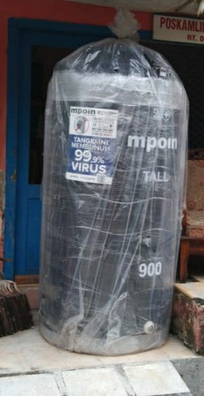Mpoin Plus 900 L Wave Tall -  Sni Tangki Air Tandon Air Toren Air Anti Pecah Anti Lumut