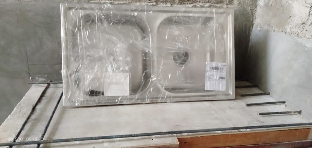 Bak Cuci Piring 2 Lubang Stainless Tebal 78x43