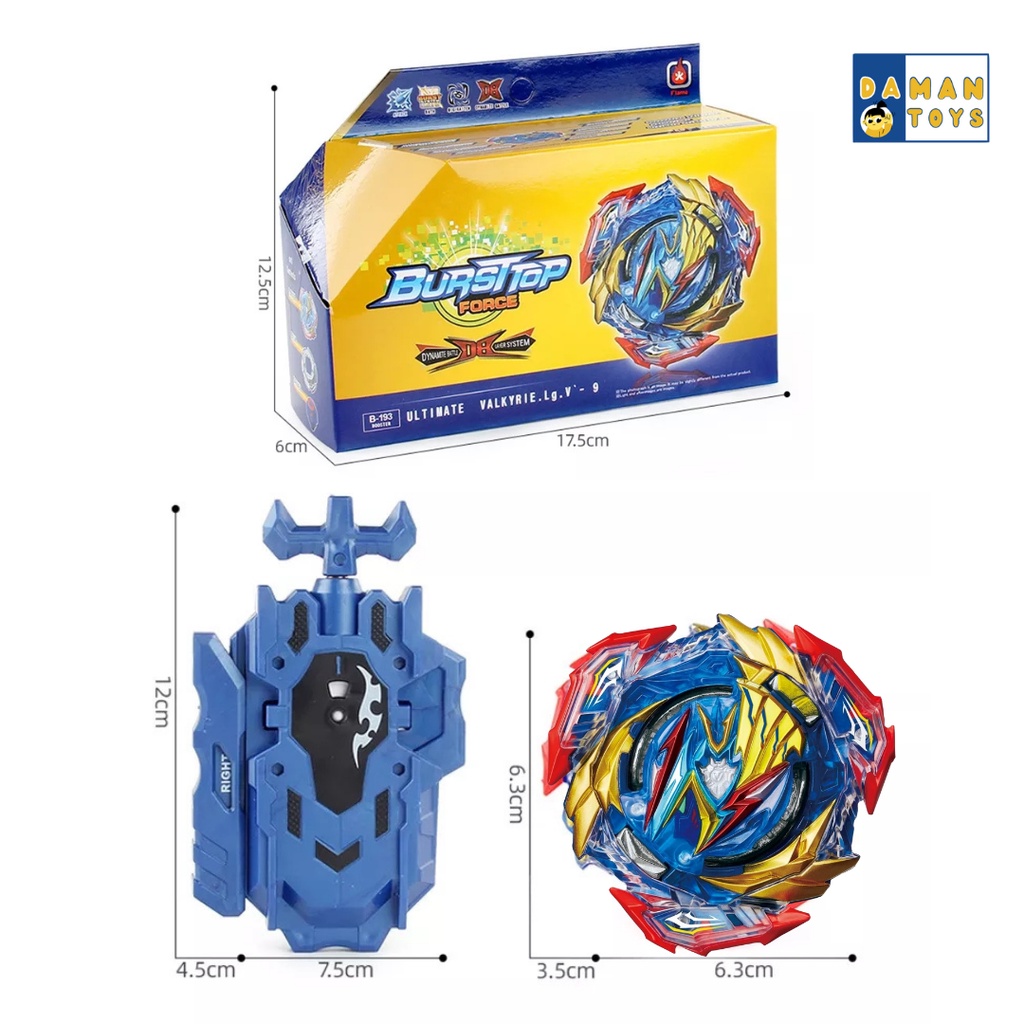 Mainan Gasing Beyblade Ultimate Valkyrie B-193 Sparking Launcher Set lengkap