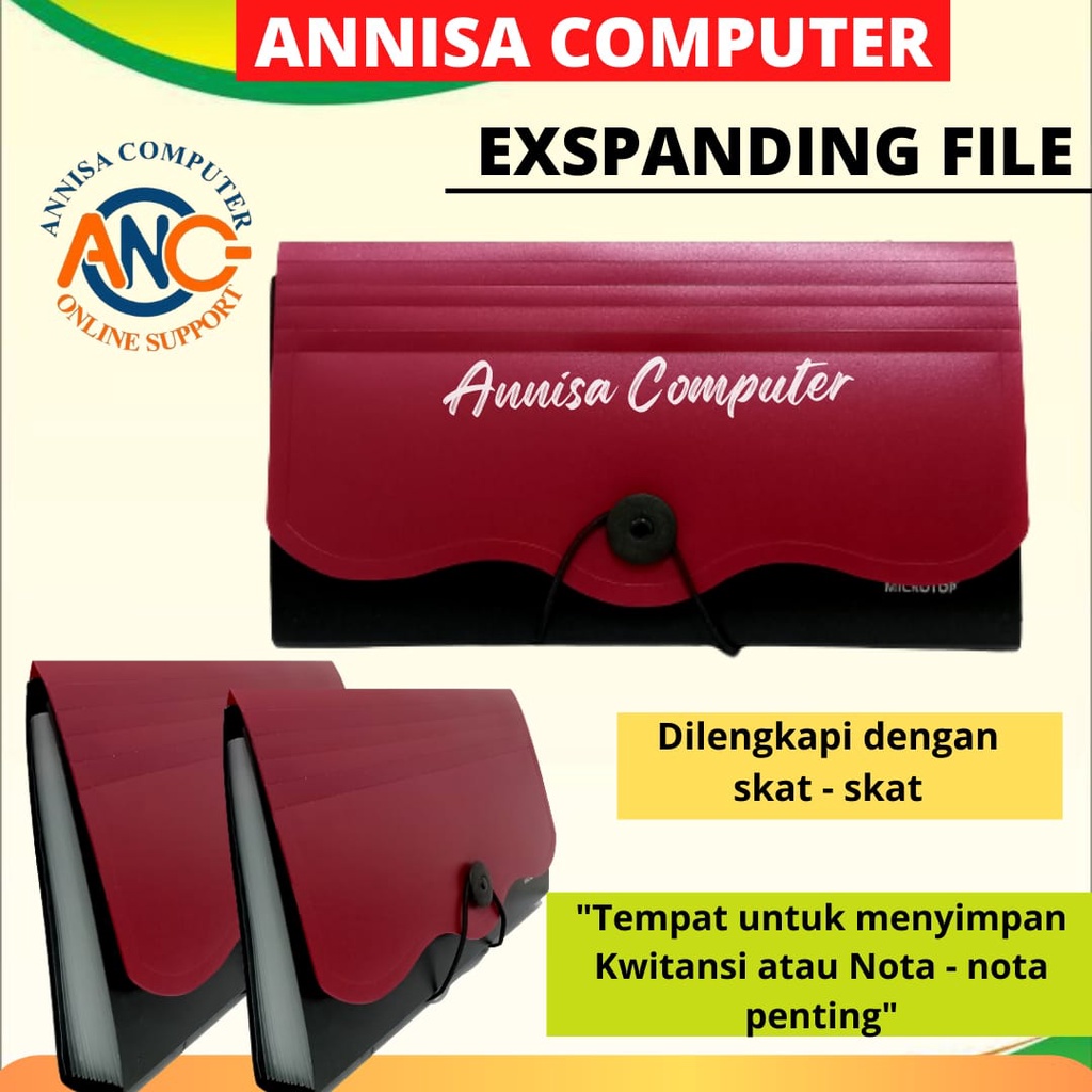 

Exspanding file / Penyimpan Dokumen / Map Plastik / Map Dompet / Murah