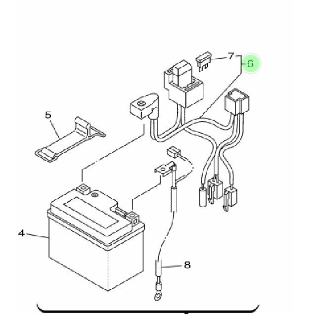 KABEL POSITIF AKI RUMAH SIKRING VIXION NEW NVL NVA ADVANCE ORIGINAL YGP 1PA-H2150-02