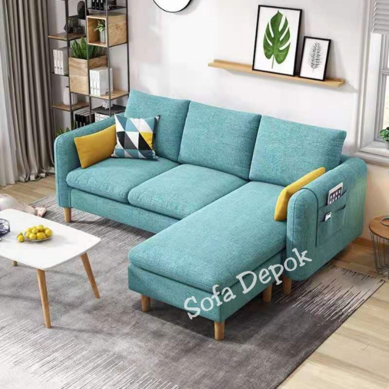 Sofa L santai minimalismodern sofa Depok