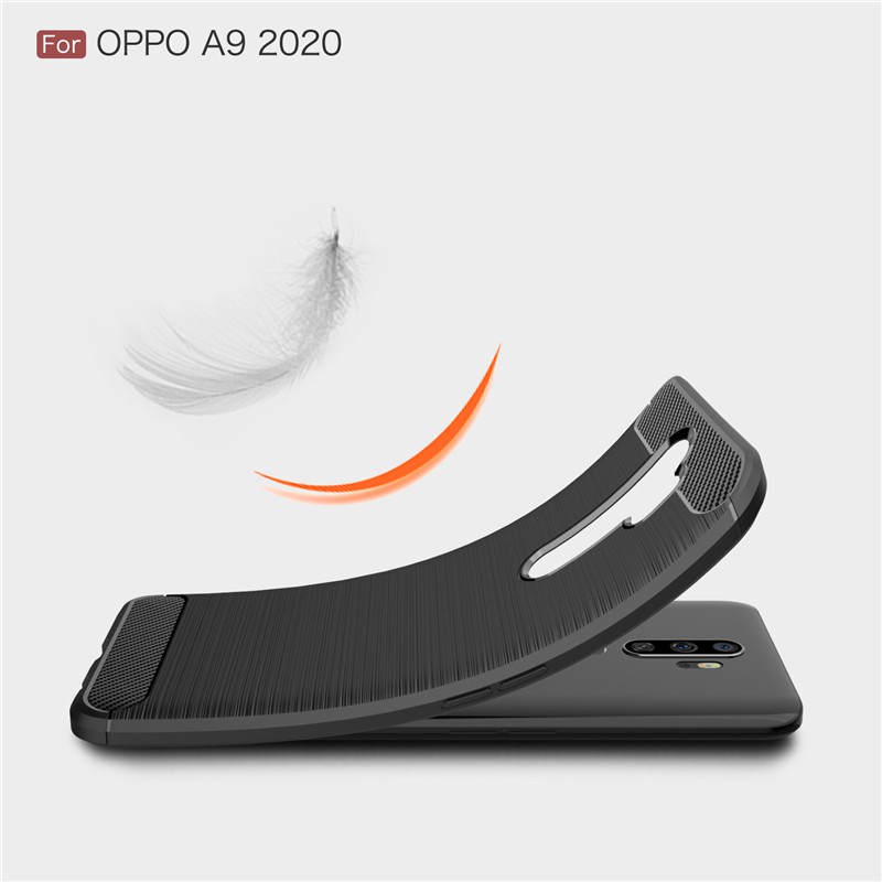 Case Oppo A5 2020 / A9 2020 Ultra Slim Ipaky Carbon Premium Softcase