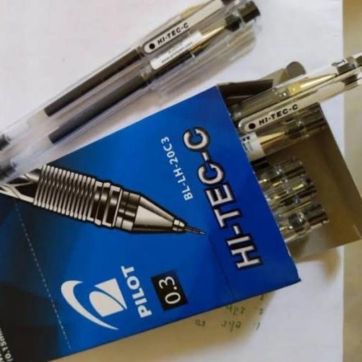 

[KODE PRODUK NKTGU9288] Pulpen Hitec Pilot 0,3 mm Hitam/Biru Hi-Tec-C Micro Fine Harga / Pcs