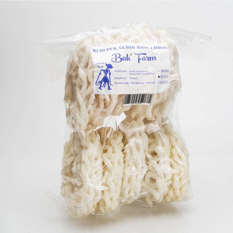 

Ppuff x Kerupuk Gurih Rasa Udang 125 Gram kemasan vacuum Bali Farm