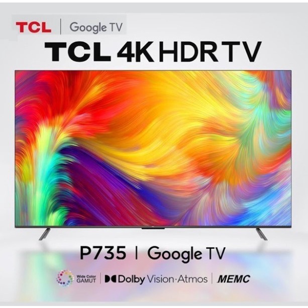 TCL LED Android TV 43&quot; UHD 4K Ultra HD Smart Google TV 43P735 Voice