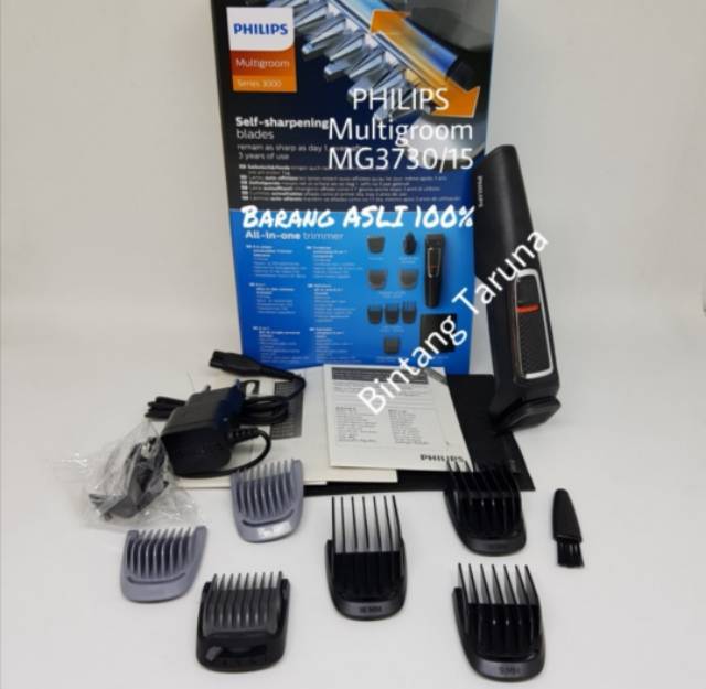 Multigroom Philips MG3730 Multi Purpose Grooming Set Philips MG3730 8-in-1