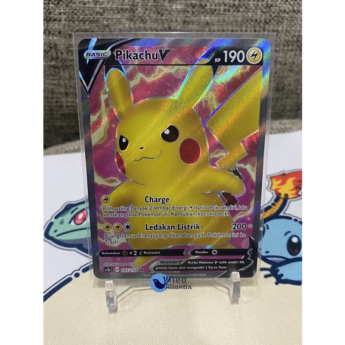 Pokemon TCG Indonesia Pikachu SR Full Art SC3a