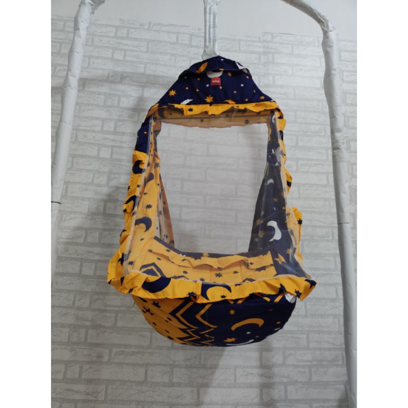 Ayunan Bayi Karakter 3in1 Kelambu Motif Murah-Bulan Bintang Mix