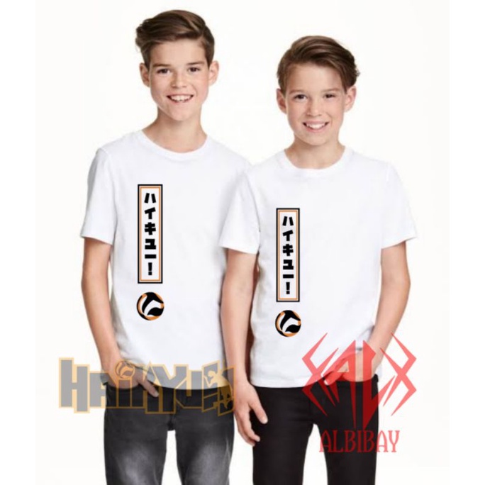 Kaos Anak Laki Laki Anime Hakyuu