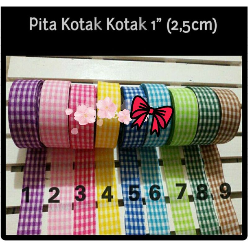 

Pita Kotak 2.5cm (1 inch) per Roll