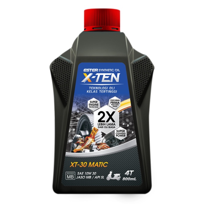 Oli Motor XTen / X-Ten Matic XT30 10W-30 800ml