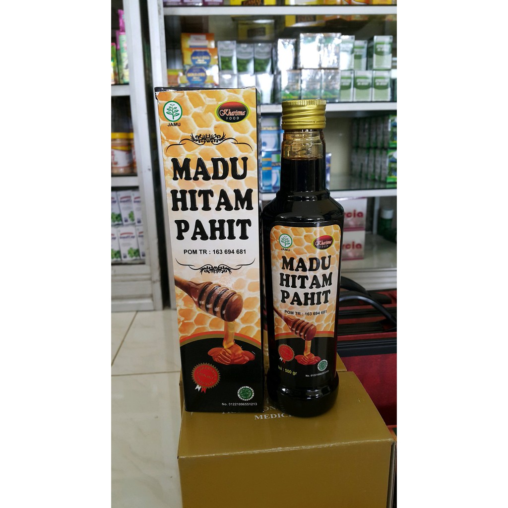 

Madu Hitam Pahit Premium Kharisma Herb 500gr sudah terdaftar POM TR termurah
