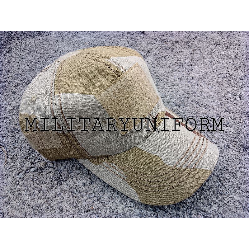 topi loreng gurun teluk velcro