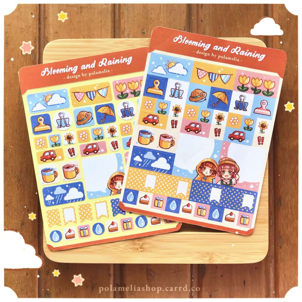 

POLAMELIA Planner Sticker Sheet / Stiker Kiss Cut