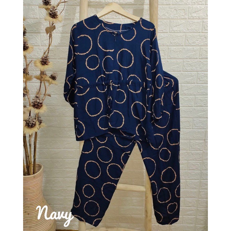 Baju stelan wanita kekinian • CPLP Ring Serut •