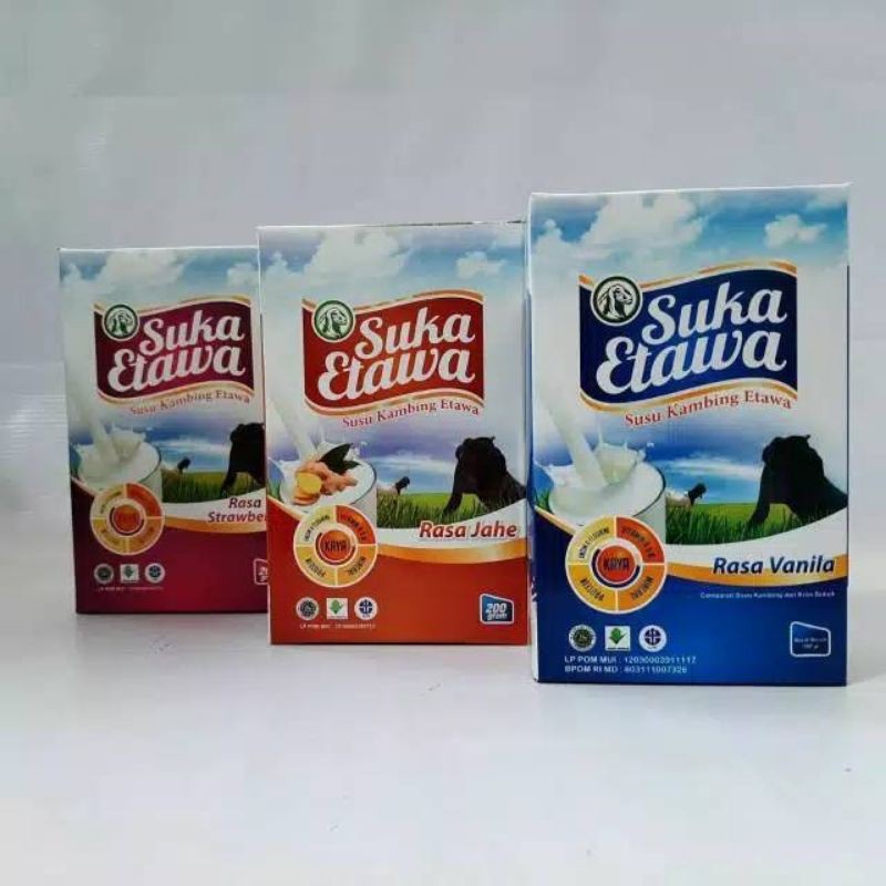 

Susu kambing etawa SUKAETawa kemasan 200gr