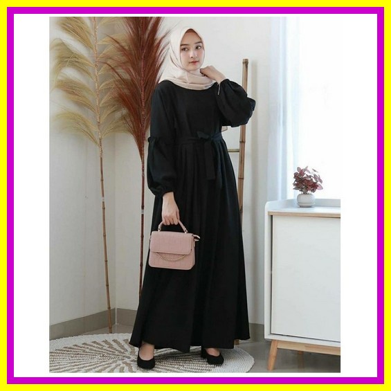 Gamis Wanita Import Elegan Pakaian Syari Dres Pesta Gamis Jumbo Baju Hari Raya Kekinian Gamis Lebara