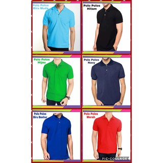 Jual Kaos Kerah Hijau Army - Kaos Polo Polos - Kaos Kerah Polos - Polo ...