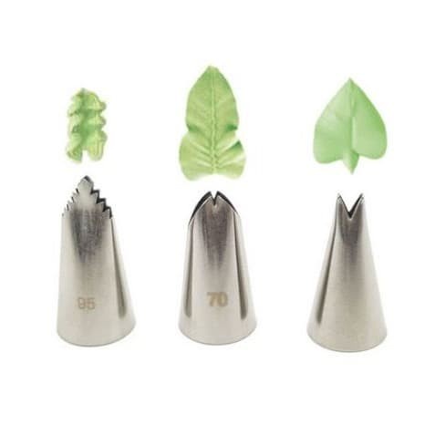 Leaf Icing Piping Nozzles #70#352#95 (3pcs)