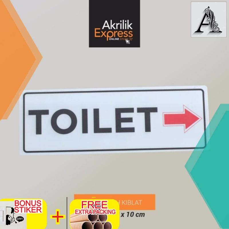 

Murah Sign toilet akrilik / Signage acrylic / Sign akrilik