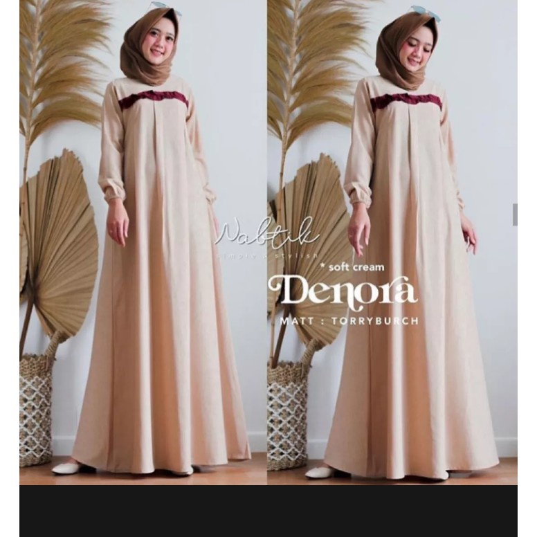 gamis DENORA DRESSS /gamis terbaru / gamis remaja