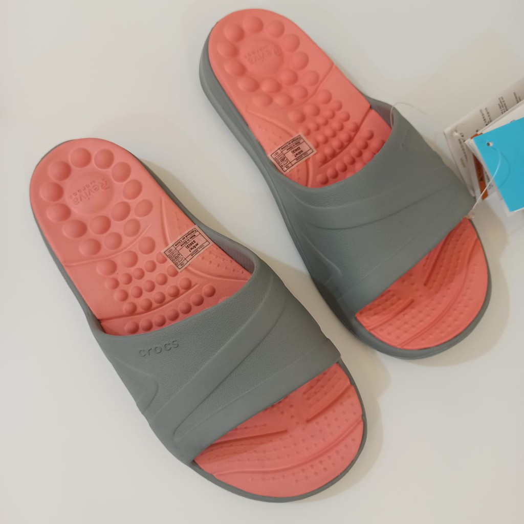 Crocs / Sandal Crocs / Crocs Wanita / Sandal Wanita / Crocs Reviva Slide / Selop Wanita /Crocs Slide