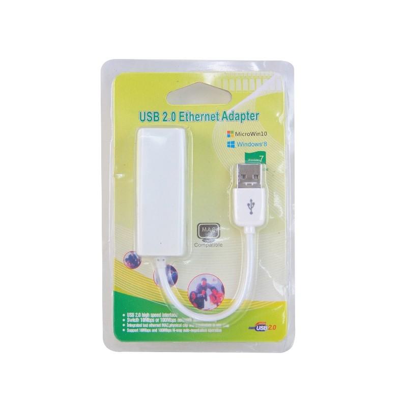 KABEL KONEKTOR USB TO LAN / ADAPTER PENGUBAH DARI USB KE LAN - CONVERTER USB KE LAN MURAH SUPORT WIN 7 - TEKNO KITA