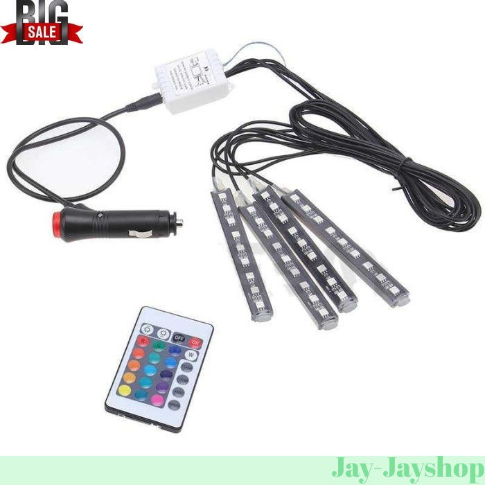 Lampu LED Car Interior Light 5050 RGB + RemotePROMO