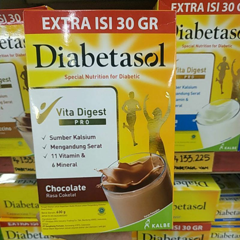 

Diabetasol 630Gram (Cappuccino, Chocolate, Vanila)