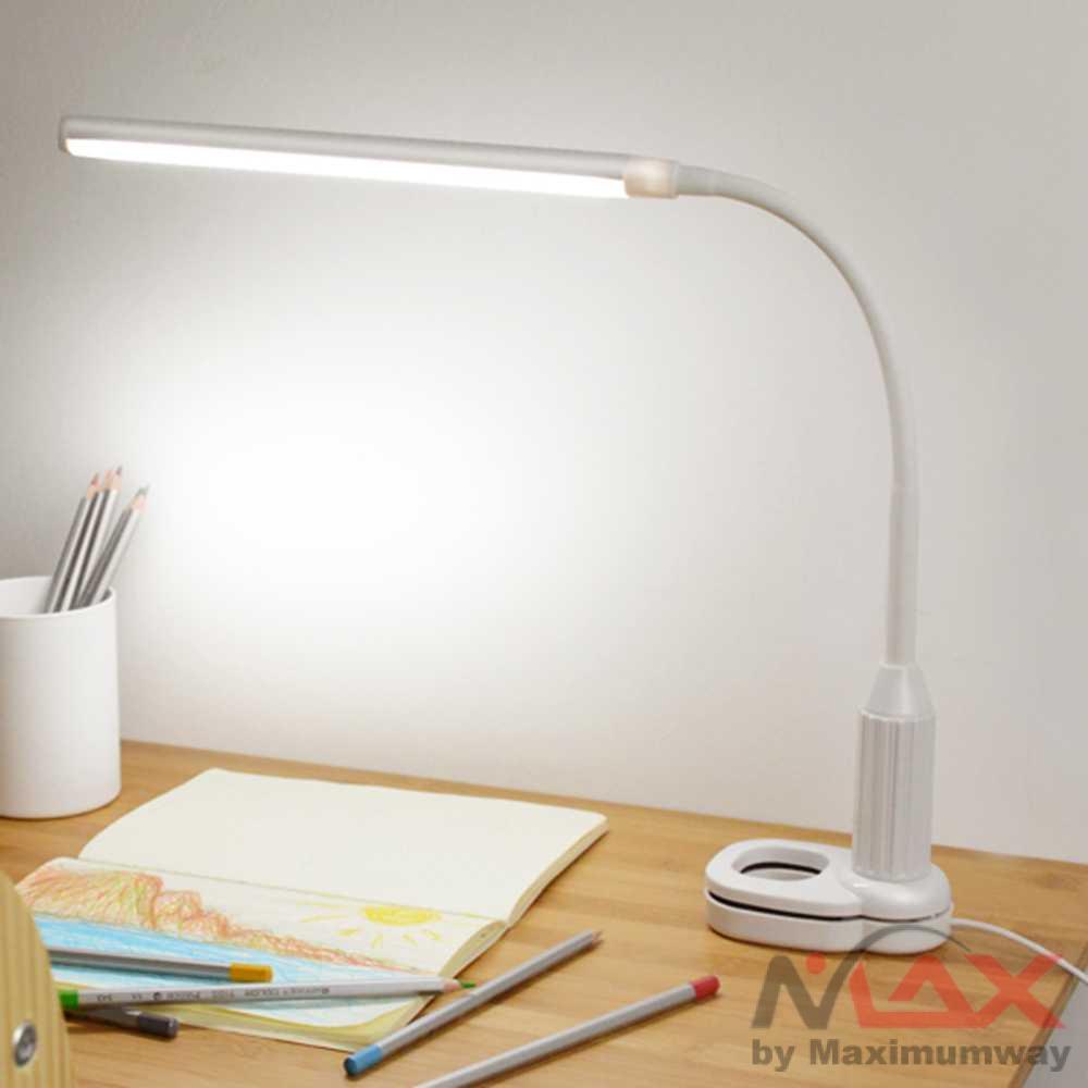 Lampu Meja belajar meja kerja LED Eye Protection Desk Lamp Clip 24 LED 5W - L1515W Warna Putih