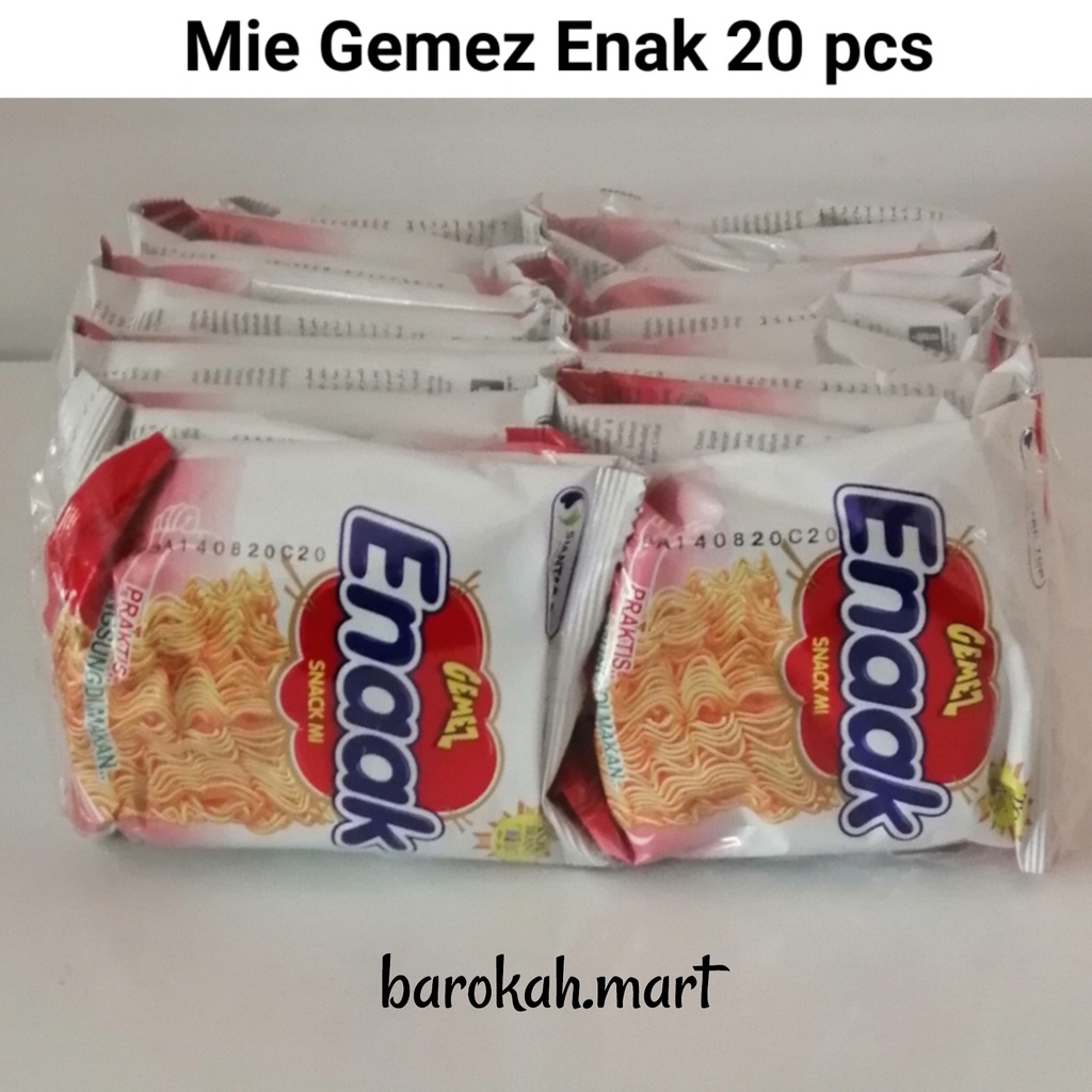 

Mie Gemez Enak 18 gram x 20 pcs