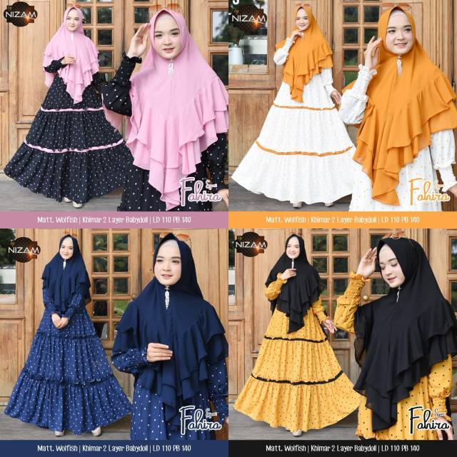 Fahira syar'i set dress // Ori by Nizam