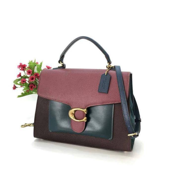 Barang Berkualitas Tas wanita Coach Tabby Top Handle In Colorblock ON SALE