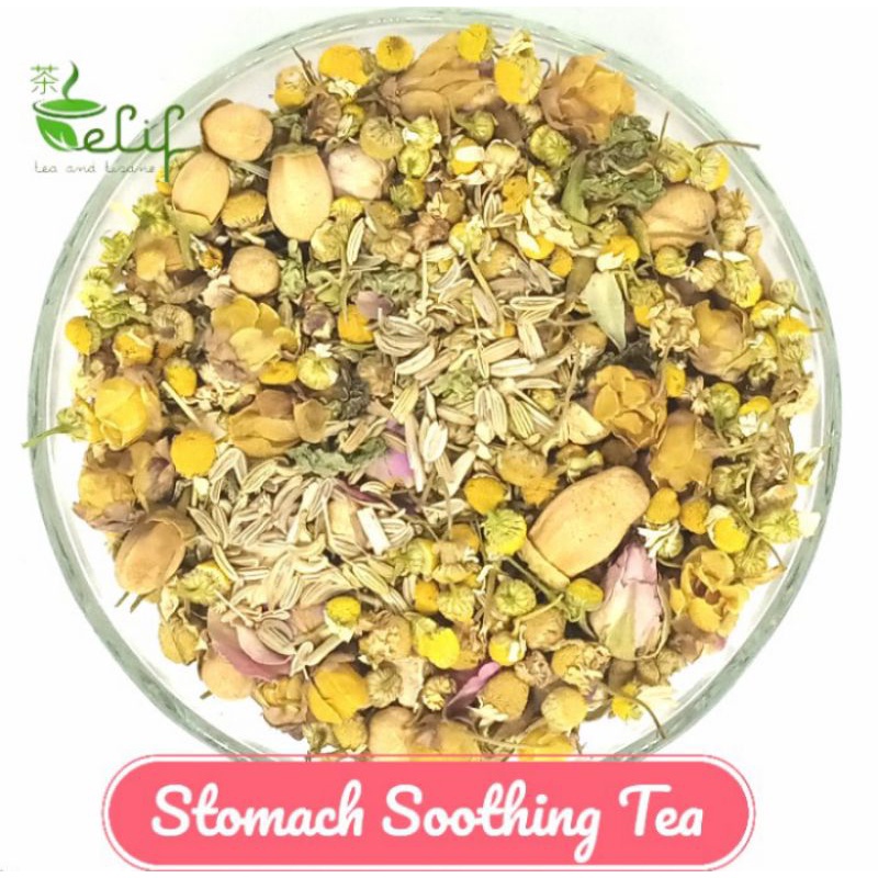 

ELIF TEA Stomach Soothing Tea : Chamomile, Fennel, Plum Blossom, Marshmallow