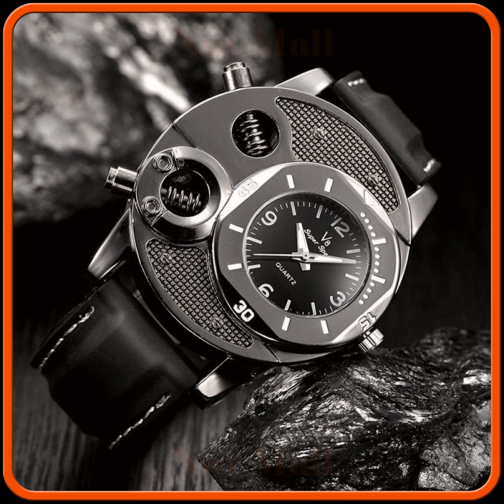 Super Speed Jam Tangan Analog Luxury Quartz - V8