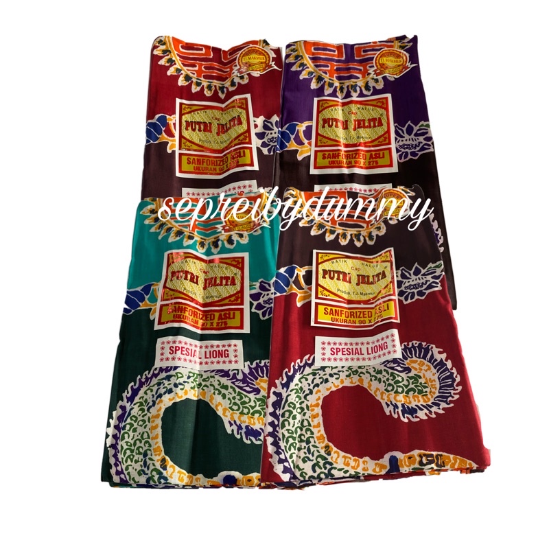 Kain Gendongan bayi selendang jarik gendong motif liong naga terpanjang merk Putri Jelita