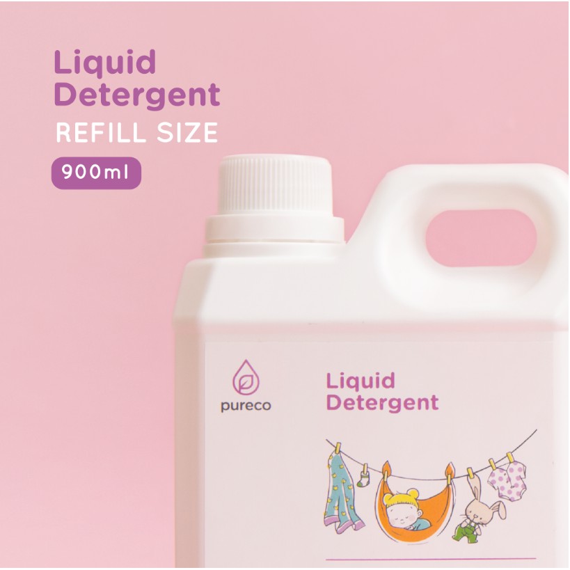 Pureco Liquid Detergent 900ml Sabun Cuci Baju 900ml