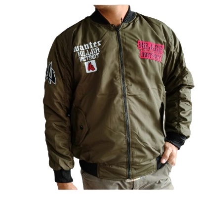 jaket bomber pria motif bulak balik jaket bomber termurah-bajukeee