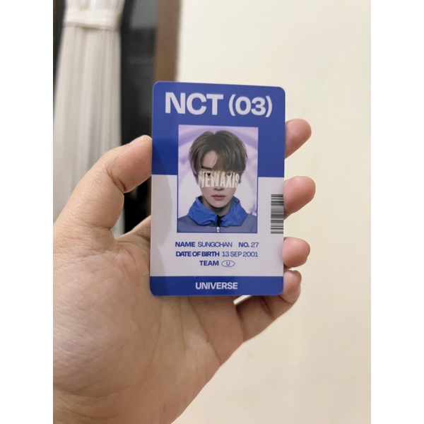 NCT 2021 - Universe Trading Card ID Card Sungchan Official