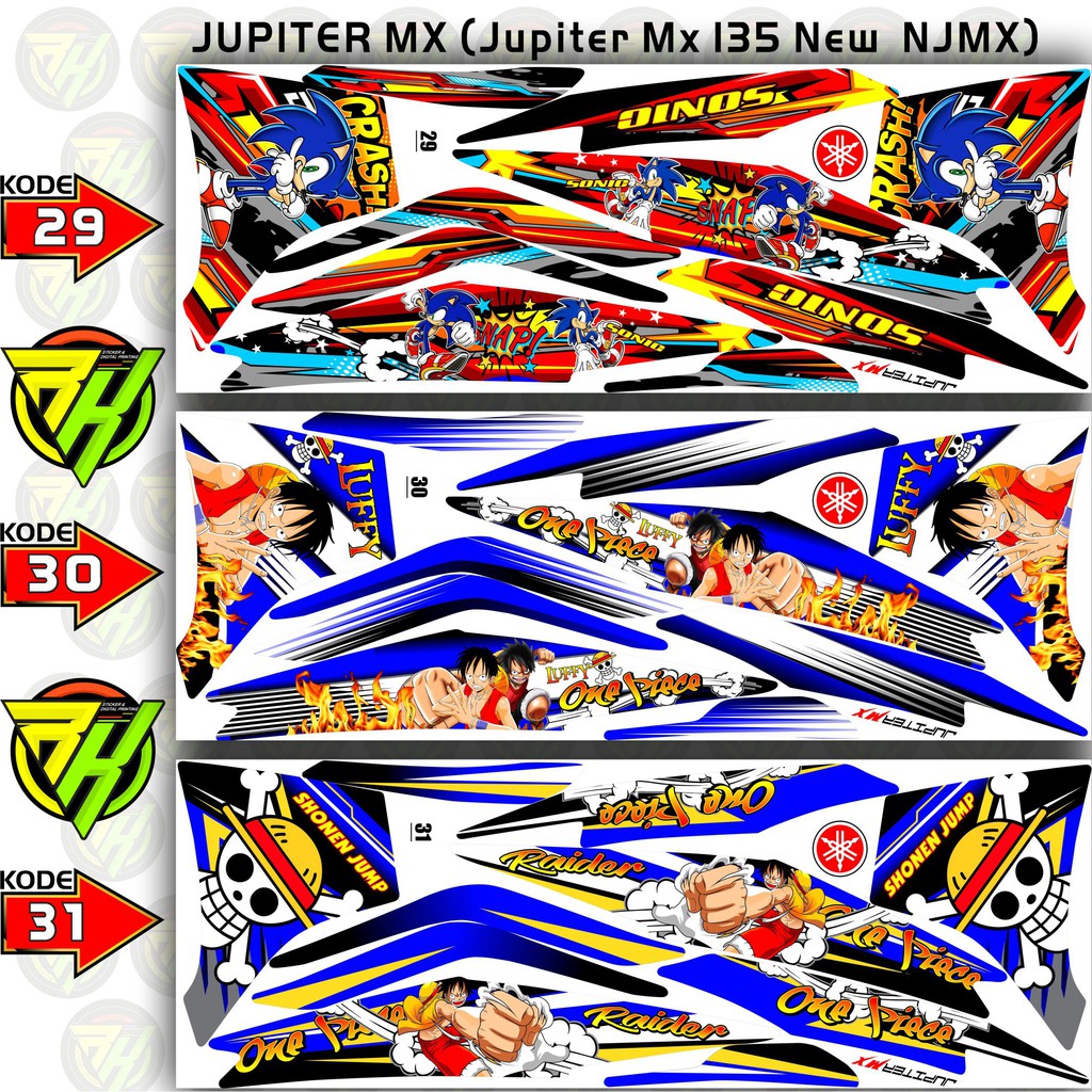 JUPITER MX 2015 (Thailook Jupiter Mx 135 New (SPARK MX) STRIPING VARIASI YAMAHA RK-C