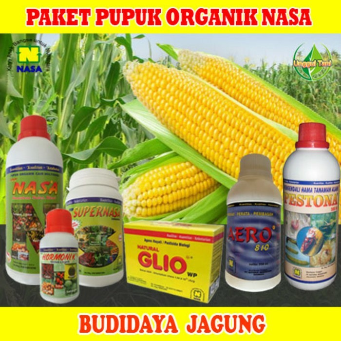 PAKET PUPUK JAGUNG NASA | Poc Nasa- Hormonik- Supernasa- Pestona- Glio