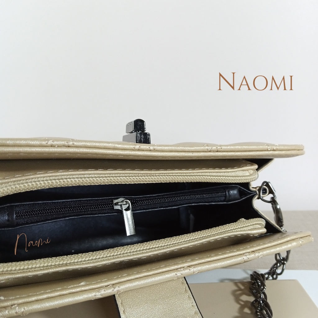 NAOMI - Jenifer Sling Bag Import Premium Rantai Tebal - Tas Slempang Kulit Sintetis Wanita - Tas Hangout Terbaru Latest product Dewasa Rantai - Sling Bag Wisuda- Tas Wanita - Jenipher Bag - Tas Naomi - Naomi Bag